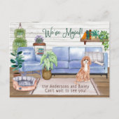 キュートカバポオコージーニューホームムービング 案内ポストカード (正面)