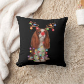 キュートカバリエールキングチャールズスパニエル犬おもしろいクリスマスギフト クッション (ブランケット)