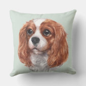 キュートカバリエールキングチャールズスパニエル犬ドッグ クッション (裏面)