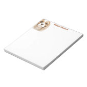 キュートカバリエールキングチャールズスパニエル犬 ノートパッド (回転)