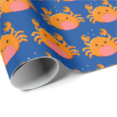 キュートカビーンブルースケッチ海 ラッピングペーパー (ロールコーナー)
