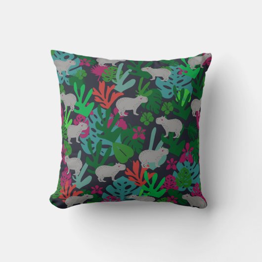 キュートカピバラ装飾用クッション クッション (正面)