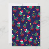 キュートカボスクリスマスツリーライツホリデー 招待状 (裏面)