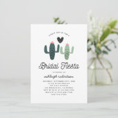 キュートカボスフィエスタモダンブライダルシャワー 招待状 (スタンド正面)