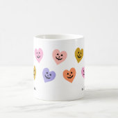 キュートカボチャハートトレンディーハロウィーン コーヒーマグカップ (中央)
