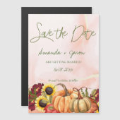 キュートカボチャ秋秋の結婚式保存日 (正面/裏面)