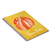 キュートカボチャ野菜の秋秋 ノートブック (右側)