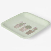 キュートカボントリオ着用ジュエリー ペーパープレート (傾斜あり)