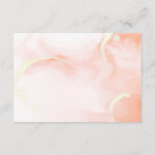 キュートカボンプキンオータムフローラ秋の結婚式詳細 エンクロージャーカード (裏面)