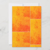 キュートカボンプキンスケルトンハローウィンパーティ招待状 招待状 (裏面)