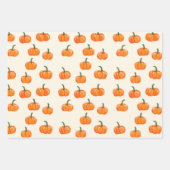 キュートカボンプキンス秋ハーベスト ラッピングペーパーシート (正面3)