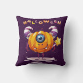 キュートカボンプキンハロウィンカラー装飾用クッション クッション (裏面)