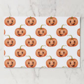キュートカボンプキンハロウィーン紙ランチョンマット ペーパーパッド (正面)