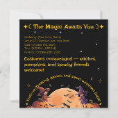 キュートカボンプキンパッチキッズハロウィーン招待状 招待状 (裏面)