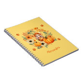 キュートカボンプキンフェアインオータムリース ノートブック (右側)