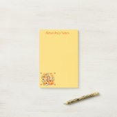 キュートカボンプキンフェアインオータムリース ポストイット (デスク上)