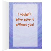 キュートカメルパーティーサンキューカード (内側 (右))