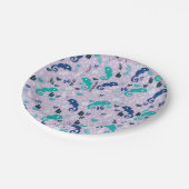 キュートカメレオン紙プレート ペーパープレート (アングル)