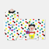 キュートカラフルおもしろいマンガのピエロ フェイバーボックス (折り畳みなし)