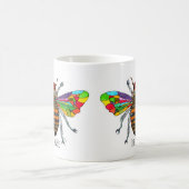 キュートカラフルでクイーンビーマグ コーヒーマグカップ (中央)