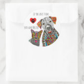 キュートカラフルとスペとニューターのシール ラウンドシール (バッグ)