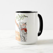 キュートカラフルとピットブルマグ マグカップ (正面右)