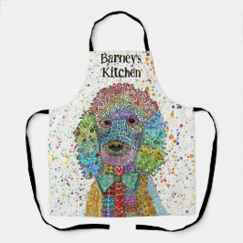 キュートカラフルとプードル エプロン
