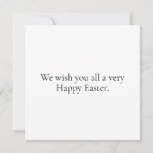 キュートカラフルアートイースター卵コラージュ カード (裏面)