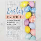 キュートカラフルイースターエッグイースターブランチイベント チラシ (正面)