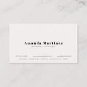 キュートカラフルカクテル・バーテンダー混合学者 名刺 (裏面)