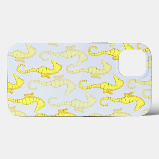 キュートカラフルシーホーストレンディー海 Case-Mate iPhoneケース (裏面 (横))