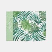 キュートカラフルトロピカルパ離れーム名ベビー フリースブランケット (正面(横))