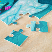 キュートカラフルドラゴンズ火山バレー ジグソーパズル (側面)