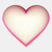 キュートカラフルバレンタインデーハート ハートシール (正面)