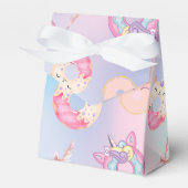 キュートカラフルパステルユニコーンレインボドーナツ フェイバーボックス (正面サイド)