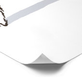 キュートカラフルピーコックスパイダースケッチアートポスター ポスター (角)