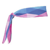 キュートカラフルブライト抽象芸術幾何学虹 タイヘッドバンド (回転270)