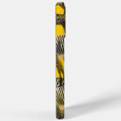 キュートカラフルマスタード黄葉のシマウマ Case-Mate iPhoneケース (裏面 / 右)