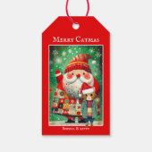キュートカラフルメリークリスマス ギフトタグ (裏面)