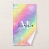 キュートカラフルモノグラム バスタオルセット (ハンドタオル)