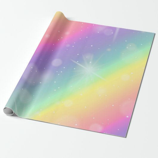 キュートカラフルモノグラム ラッピングペーパー (アンロールド)