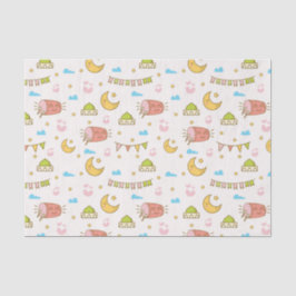 キュートカラフルラマダンEidムバラクHappy Eid 薄葉紙