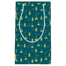 キュートカラフルラマダンEid MubarakハッピーEid Goodie スモールペーパーバッグ