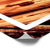 キュートカラフルリス絵を描ル ポスター (角)