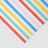キュートカラフルレインボーストライプの誕生日プレゼント 薄葉紙 (詳細)
