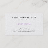 キュートカラフルレトロフローラ象イラストレーション 名刺