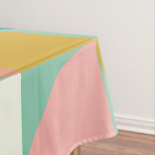 キュートカラフル幾何形状パターンティール(緑がかった色) テーブルクロス (インサイチュ)