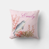 キュートカラフル海ナールシェルズ クッション (正面)