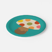 キュートカラフル紙プレート ペーパープレート (アングル)