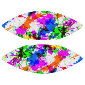 キュートカラフル（ばちゃばちゃ）跳ねるデザイン アメリカンフットボール (パネル)